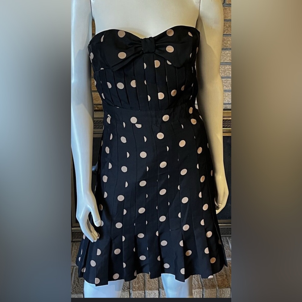 Marc by Marc Jacobs Polka dot strapless dress